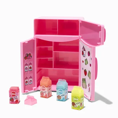Pink Frige Milk Carton Lip Gloss Set - 4 Pack