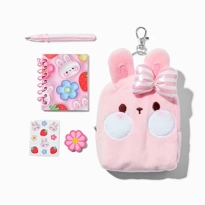 Pink Bunny 4'' Backpack Stationery Set