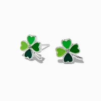 St. Patrick's Day Shamrock Stud Earrings