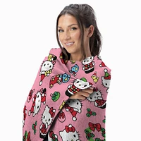 Hello Kitty® Holly & Wreath Silk Touch Throw Blanket