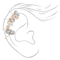 Rose Gold-tone Crystal Ear Cuff Earring