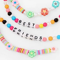 Beaded Milkshake Best Friends Charm Keychains - 2 Pack