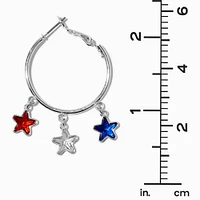 Red, White, & Blue Stars Mixed Earring Set - 3 Pack