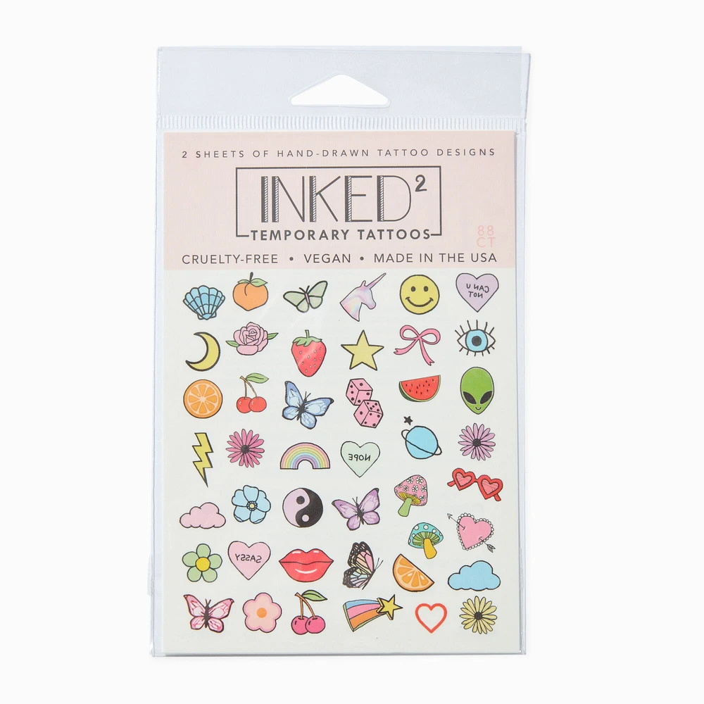 INKED 2 by Dani Nostalgia Pack Temporary Tattoos