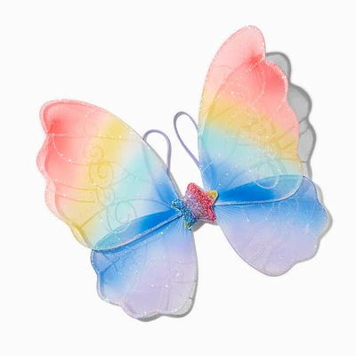 Rainbow Glitter Wings