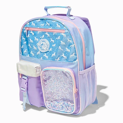Claire's Club Holographic Unicorn Functional Backpack