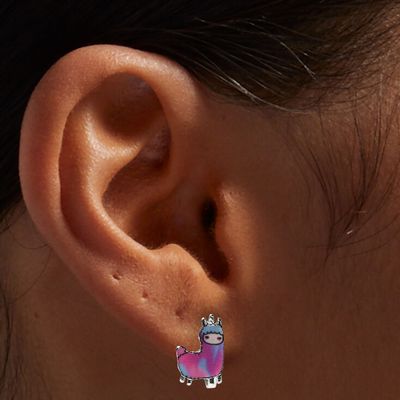 llamacorn earrings