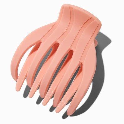 Matte Pink Yoga Hair Claw