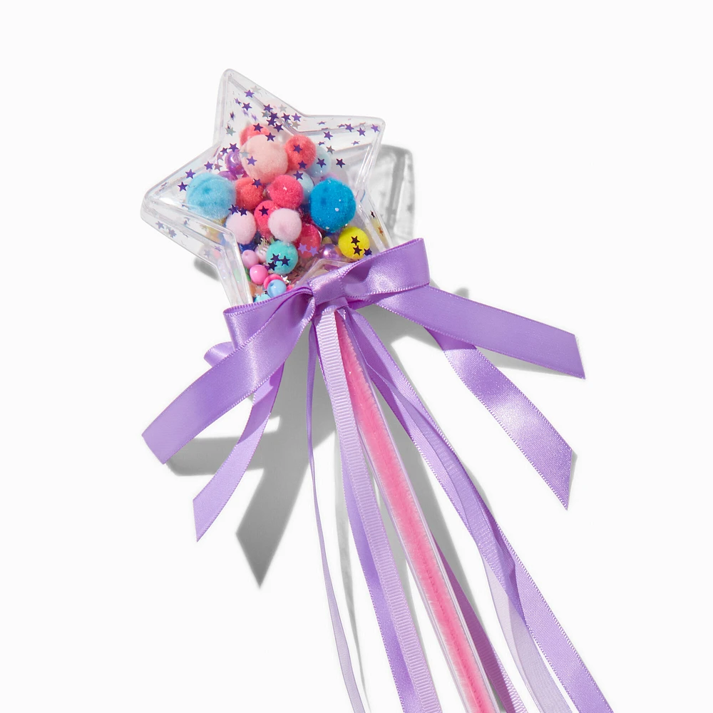 Claire's Club Shaker Star Ribbon Wand