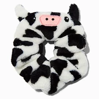 Black & White Cow Scrunchie