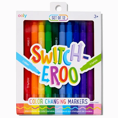 ooly® Switch-Eroo Color Changing Markers - 12 Pack