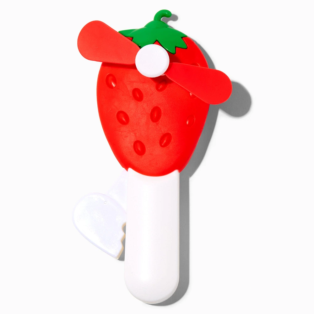 Strawberry Hand Crank Fan