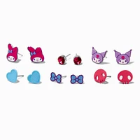 Hello Kitty® And Friends Claire's Exclusive My Melody™ & Kuromi™ Stud Earrings - 6 Pack