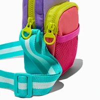 Claire's Club Rainbow Colorblock Crossbody Bag