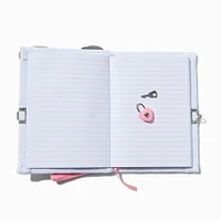 Panda & Cookies Plush Lock Diary