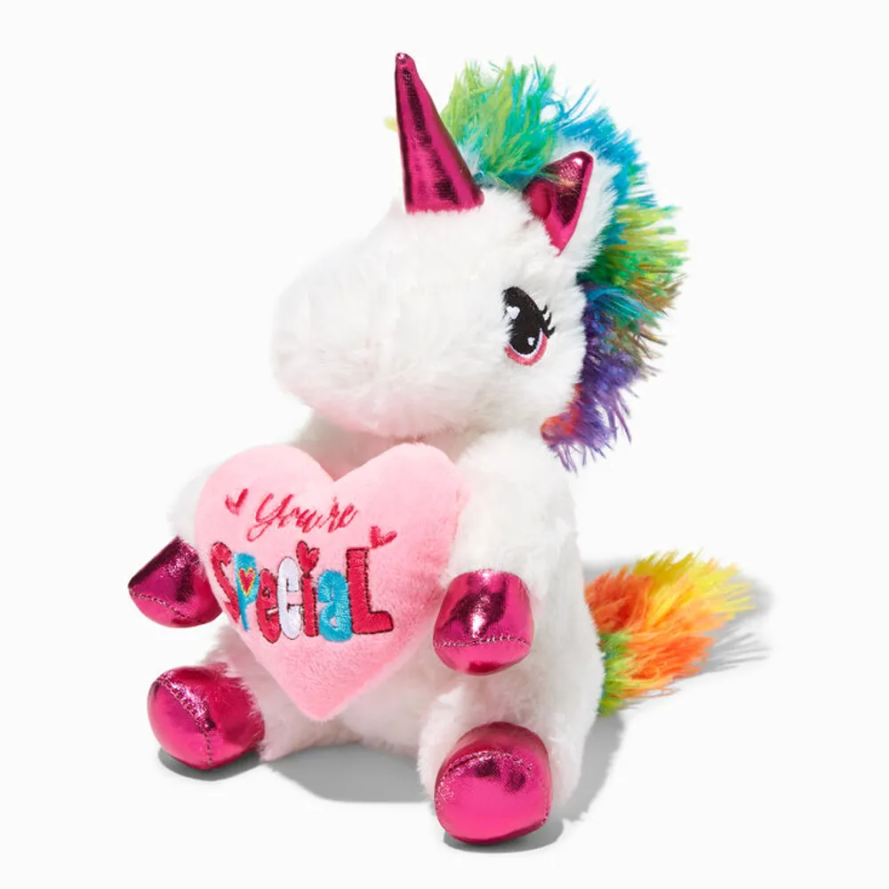 Claire's "You're Special" Rainbow Unicorn Plush Toy | Dulles Town