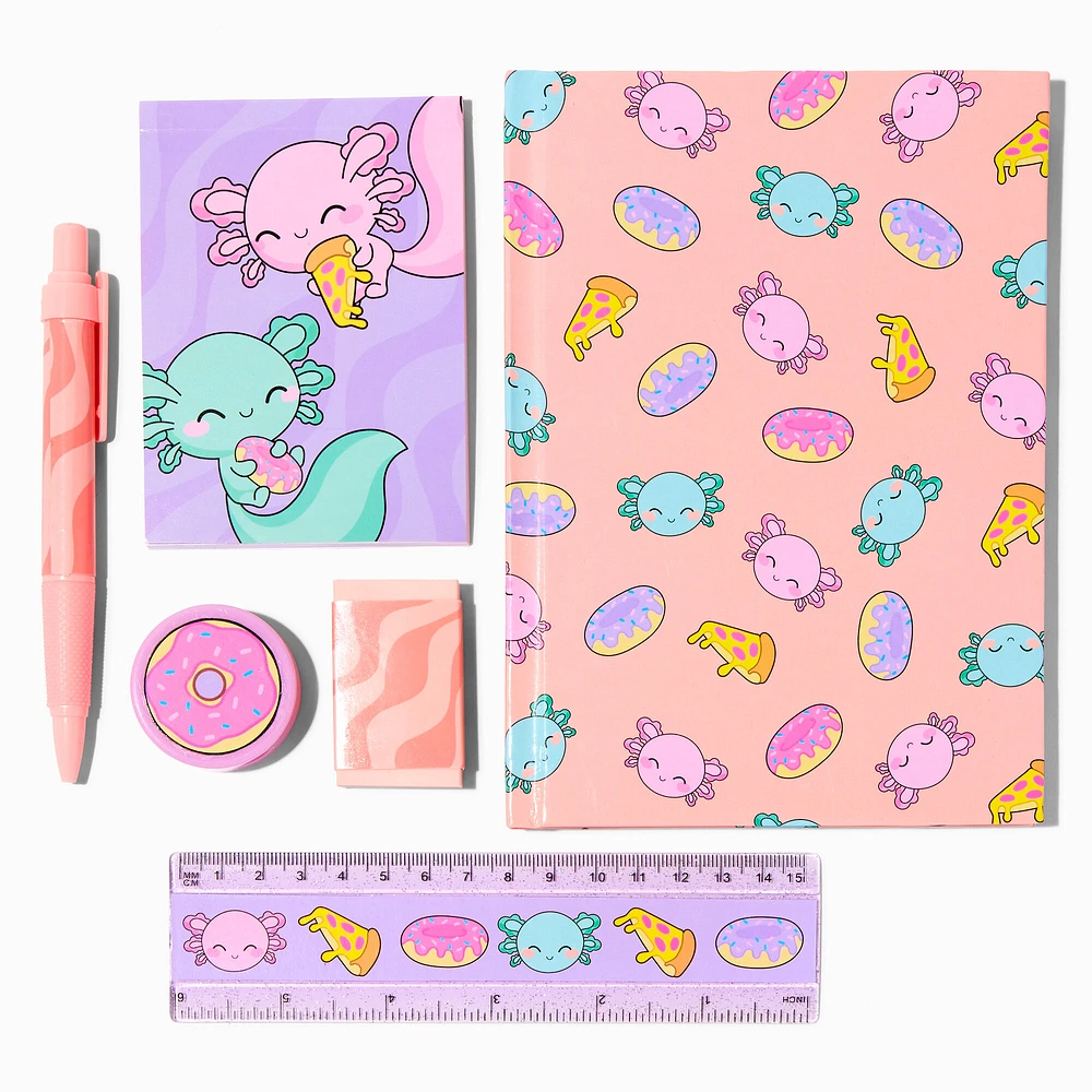 Donut Axolotl Stationery Set