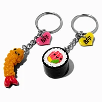 Happy Face Sushi Best Friends Keychains - 5 Pack