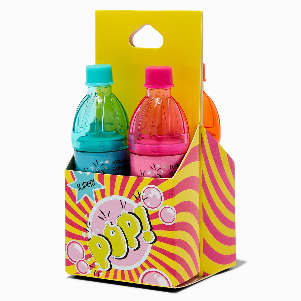 Soda Bottle Lip Balm Set - 4 Pack