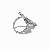 Silver-tone Fairy Wings Wrap Ring