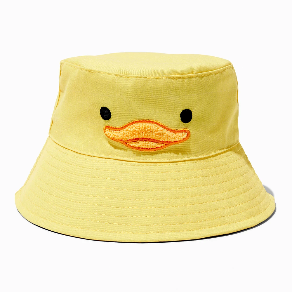 Terry Cloth Duck Yellow Bucket Hat