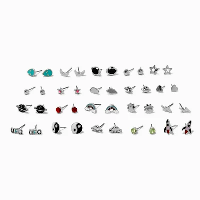 Space Stud Earrings - 20 Pack