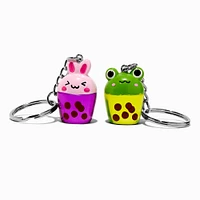 Critter Boba Tea Best Friends Keychains - 5 Pack