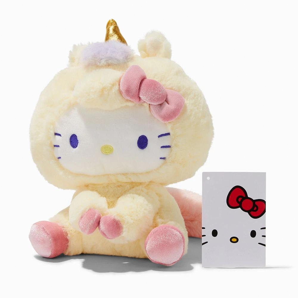 Hello Kitty® 6'' Cream Unicorn Plush Toy