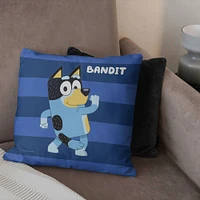 Bluey Striped Bandit Printed Throw Pillow (ds)