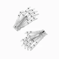 Skeleton Hands Glow in the Dark Hair Clips - 2 Pack