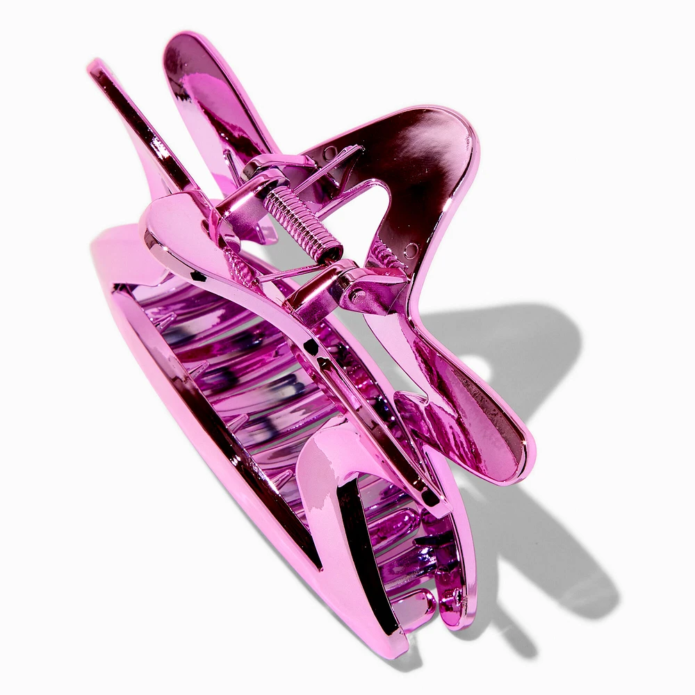 Holographic Pink Star Hair Claw