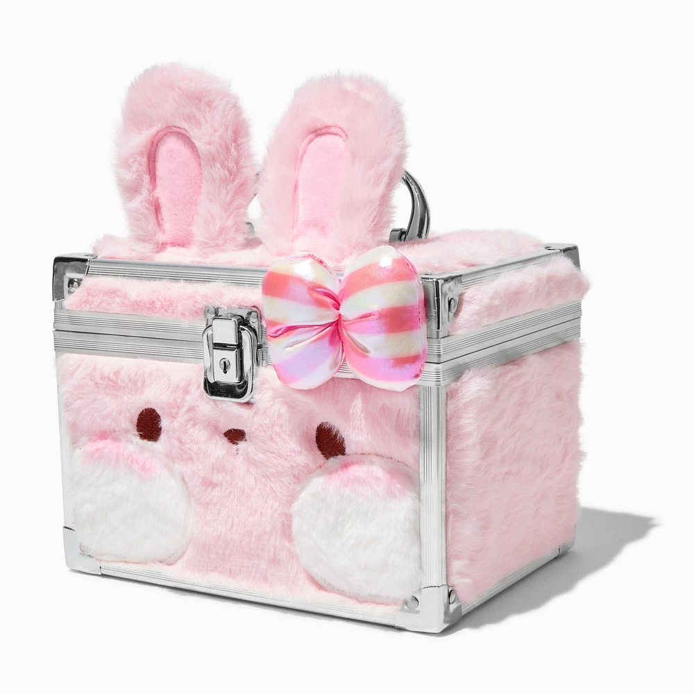 Pink Furry Bunny Lock Box