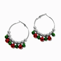 Christmas Bells 50MM Hoop Earrings