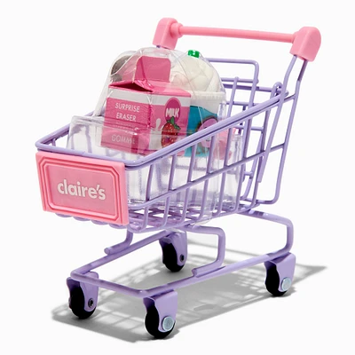 Shopping Cart Eraser & Sharpener Stationery Set