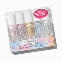 Cotton Candy Scented Peel-Off Nail Polish Set - 5 Pack