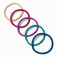 Mixed Jewel Tone Luxe Hair Ties