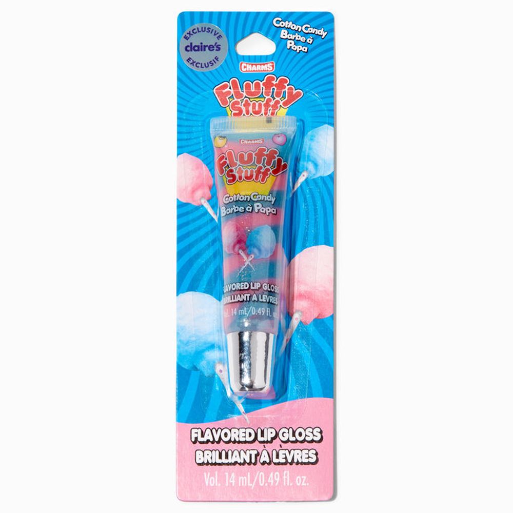Charms® Fluffy Stuff Claire's Exclusive Flavored Lip Gloss Tube - Cotton Candy