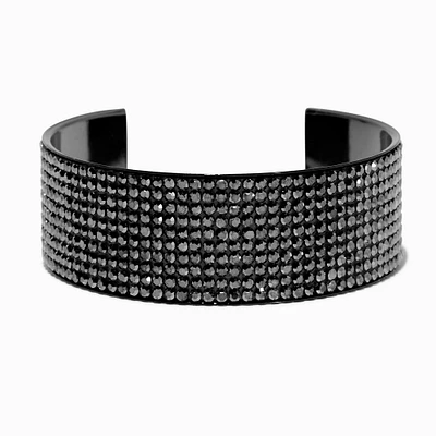 Hematite Glitter Cuff Bracelet