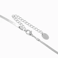 Silver Basic Snake Chain Necklace