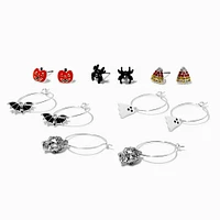 Halloween Icons Mixed Drop & Stud Earrings - 6 Pack