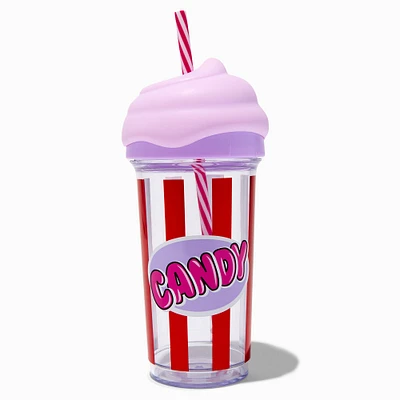 Candy Striped Tumbler