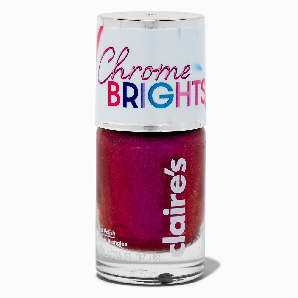 Chrome Brights Single Nail Polish - Berry