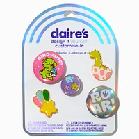 DIY Dinosaur Pin Set - 5 Pack