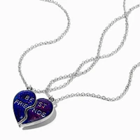 Best Friends Mood Split Heart Necklaces - 2 Pack