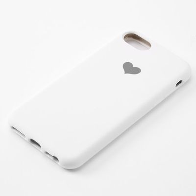 White Heart Phone Case - Fits iPhone® 6/7/8/SE