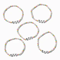 Best Friends Microbeads ''BFF'' Stretch Bracelets - 5 Pack