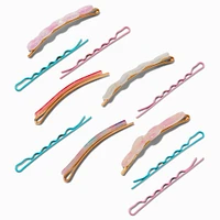 Pink Wavy Hair Pins - 11 Pack