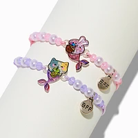 Best Friends Mermaid Adjustable Bracelets - 2 Pack