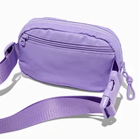 Lavender Nylon Belt Bag