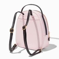 Pink Quilted Coquette Bow Small Backpack